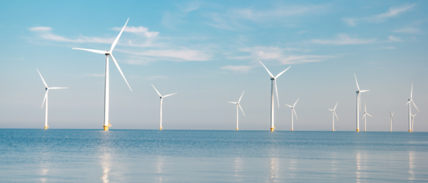 Image shows Off Shore Wind Farm