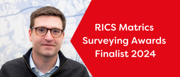 Image shows RICS Award finalist, Tyson Sheppard, alongside the title: My Top 3 Career Highlights.